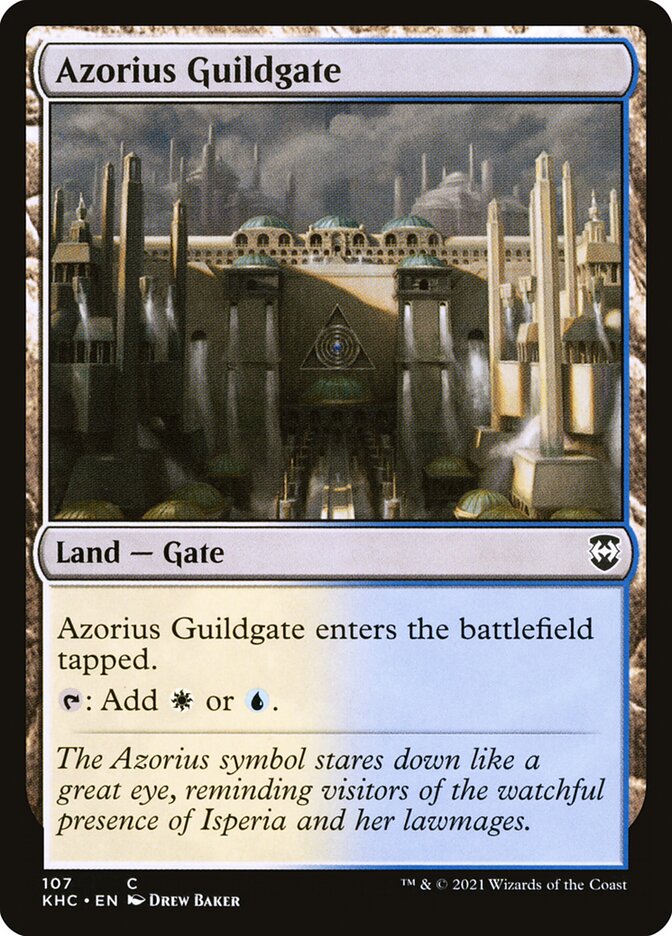 Azorius Guildgate (107) - Kaldheim Commander (KHC)