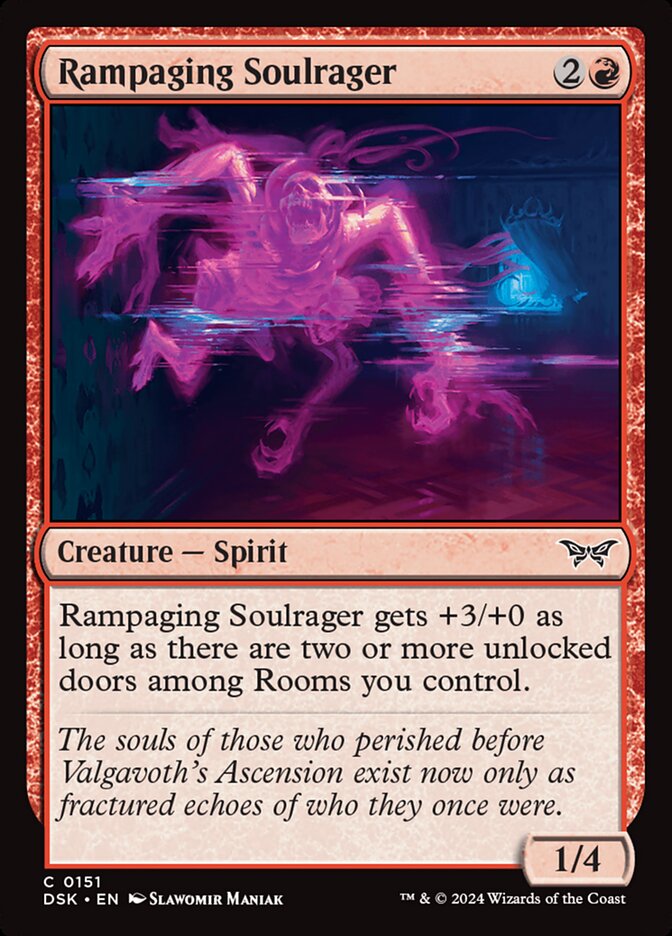 Rampaging Soulrager - [Foil] Duskmourn: House of Horror (DSK)