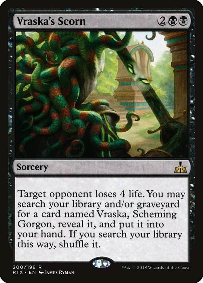 Vraska's Scorn (200) - Rivals of Ixalan (RIX)