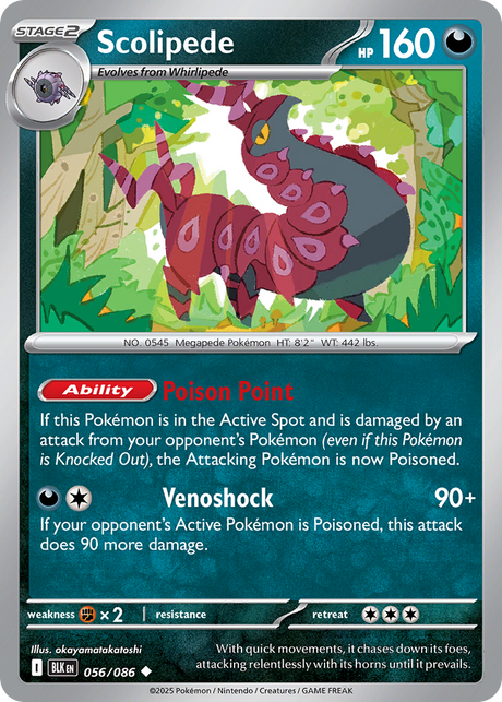 Scolipede (56/86) - Black Bolt (BLK)