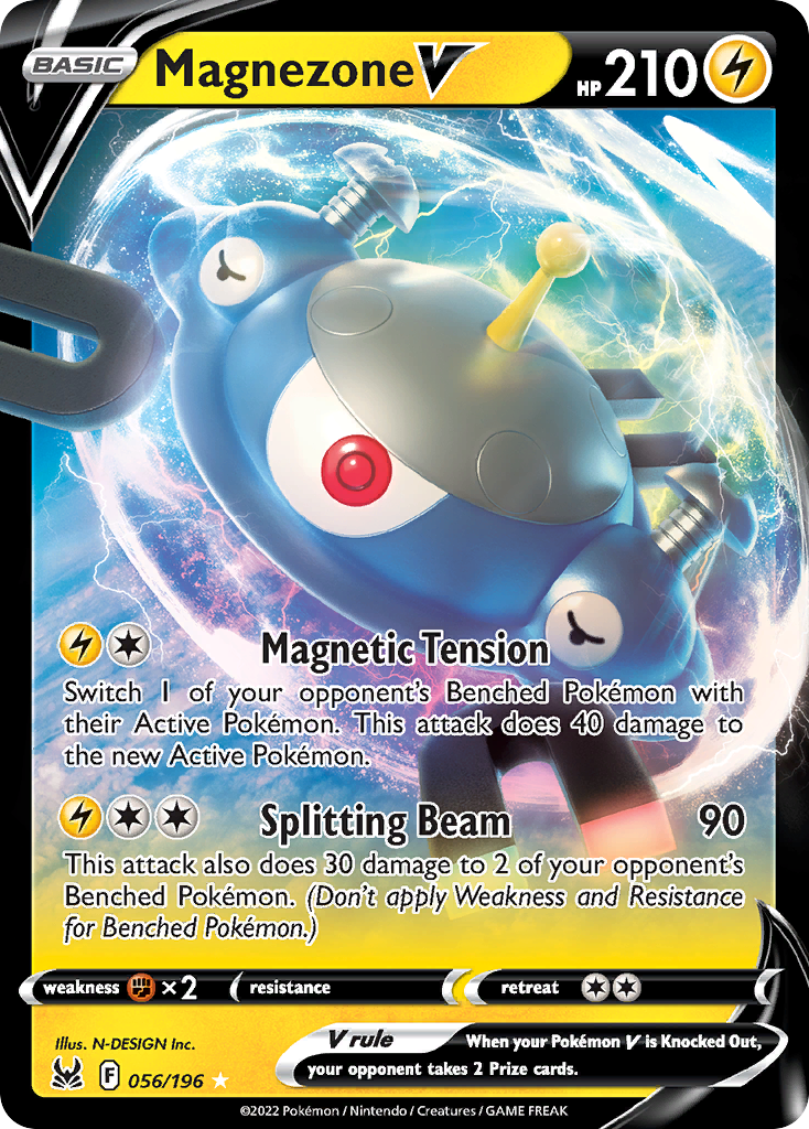 Magnezone V (56/196) - [Holo Foil] Lost Origin (LOR)