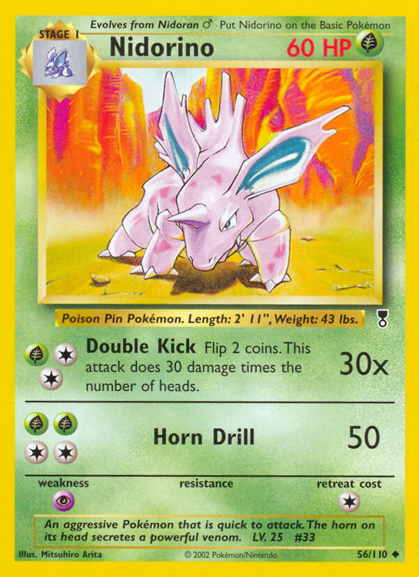 Nidorino (56/110) - [Reverse Holo] Legendary Collection (LC)
