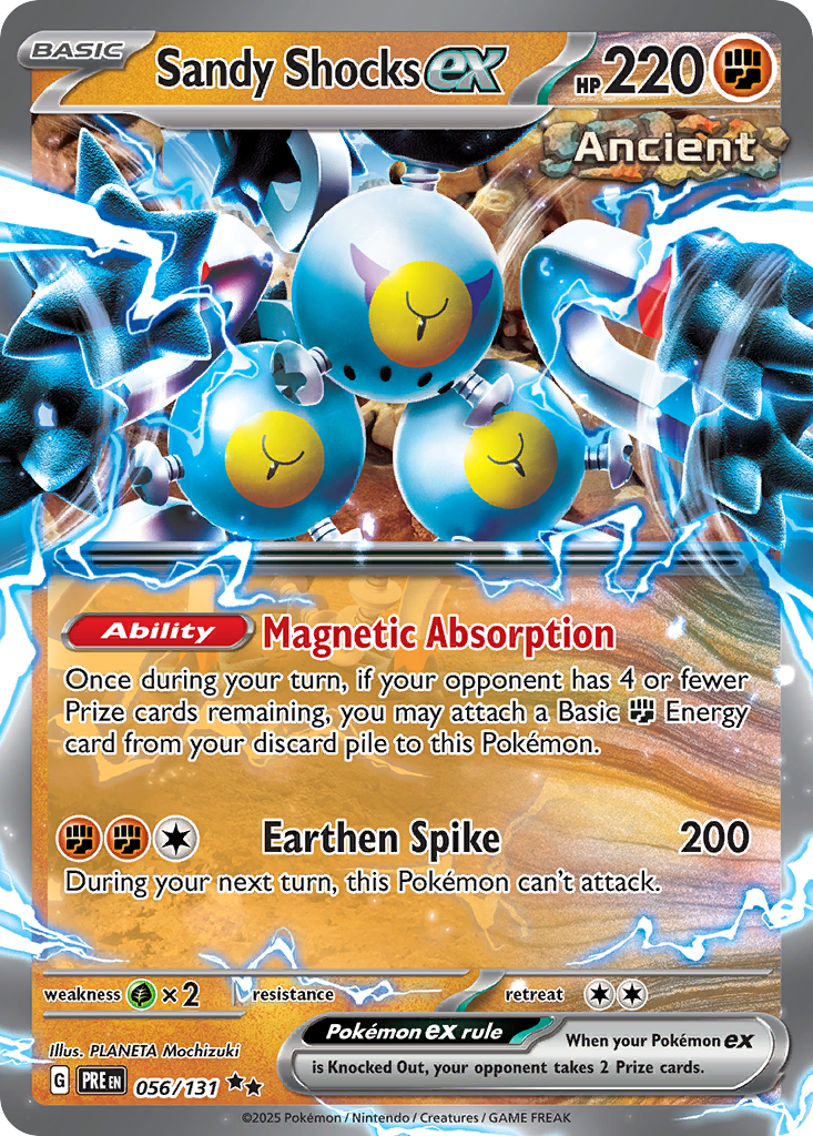 Sandy Shocks ex (56/131) - [Holo Foil] Prismatic Evolutions (PRE)