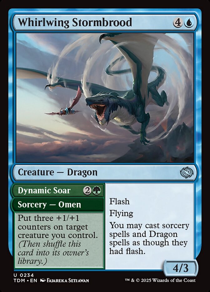 Whirlwing Stormbrood // Dynamic Soar (234) - Tarkir: Dragonstorm (TDM)
