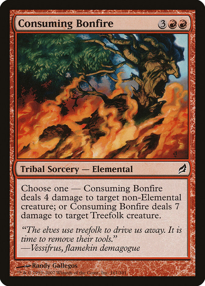 Consuming Bonfire (161) - Lorwyn (LRW)