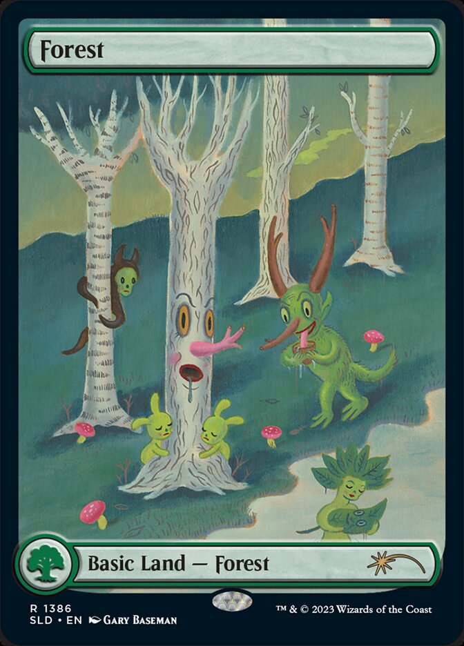 Forest (1386) - [Full Art] Secret Lair Drop (SLD)