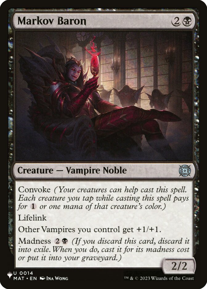 Markov Baron (MAT-14) - The List (PLST)
