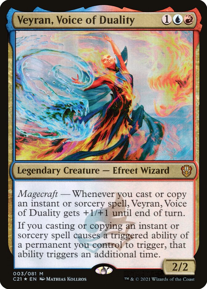 Veyran, Voice of Duality (3) - Commander 2021 (C21)