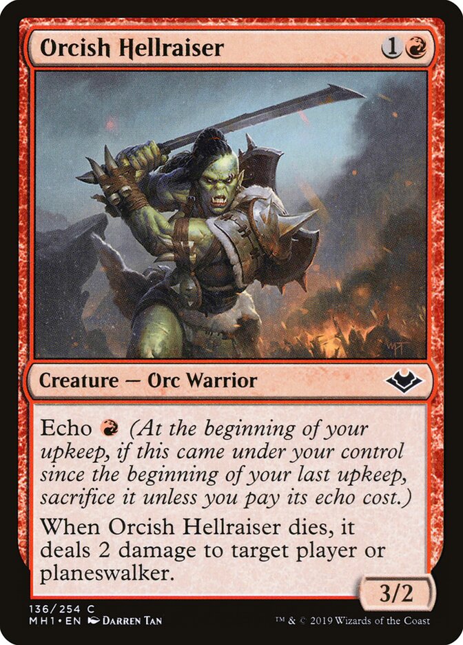 Orcish Hellraiser (136) - Modern Horizons (MH1)