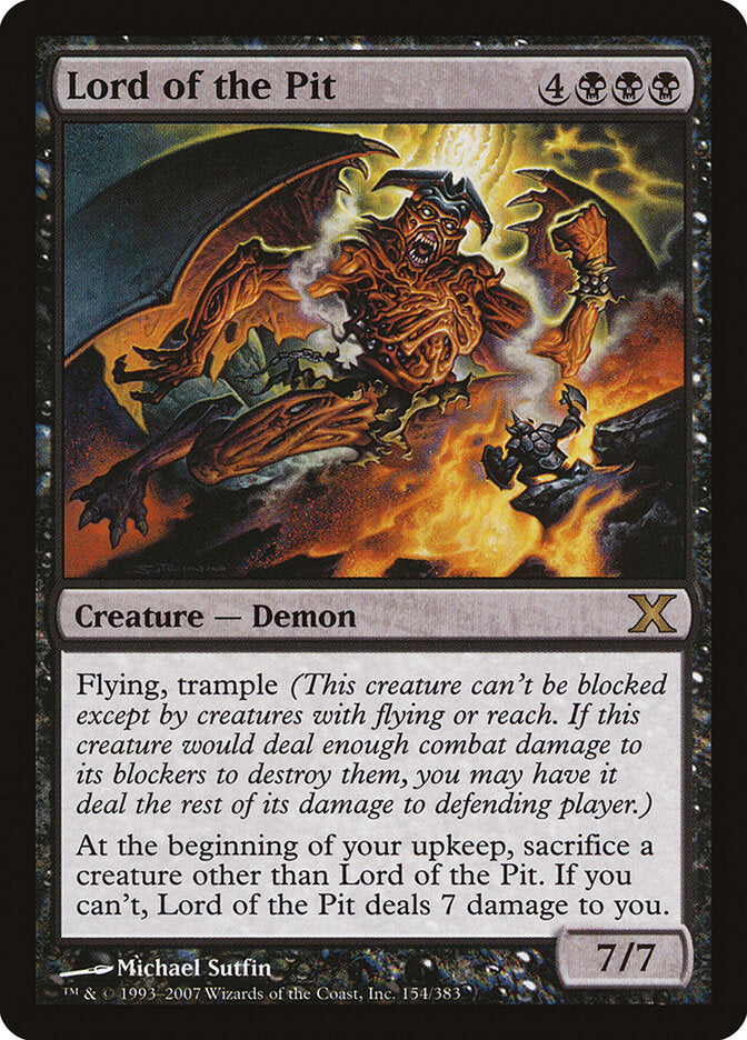 Lord of the Pit (154) - Tenth Edition (10E)