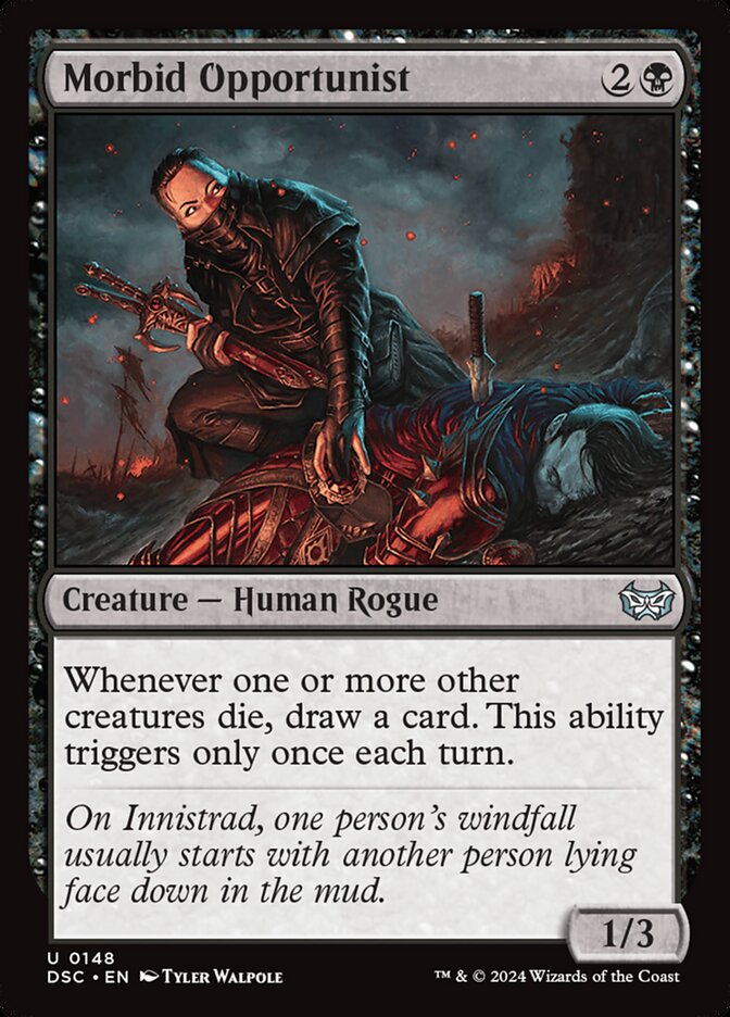 Morbid Opportunist (148) - Duskmourn: House of Horror Commander (DSC)