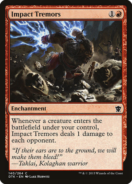 Impact Tremors (140) - Dragons of Tarkir (DTK)