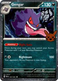 Gengar Cosmos Holo (57) - Trick or Trade BOOster Bundle 2024 (TTBB24)