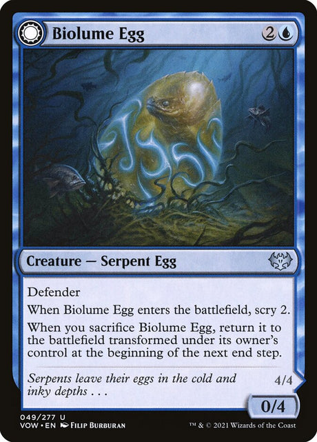 Biolume Egg // Biolume Serpent (49) - Innistrad: Crimson Vow (VOW)