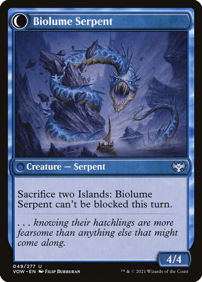 Biolume Egg // Biolume Serpent (49) - Innistrad: Crimson Vow (VOW)