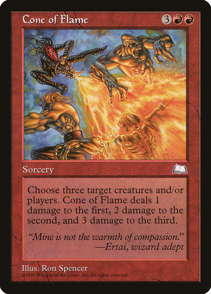 Cone of Flame (95) - Weatherlight (WTH)