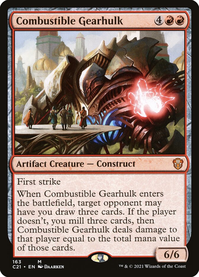Combustible Gearhulk (163) - Commander 2021 (C21)