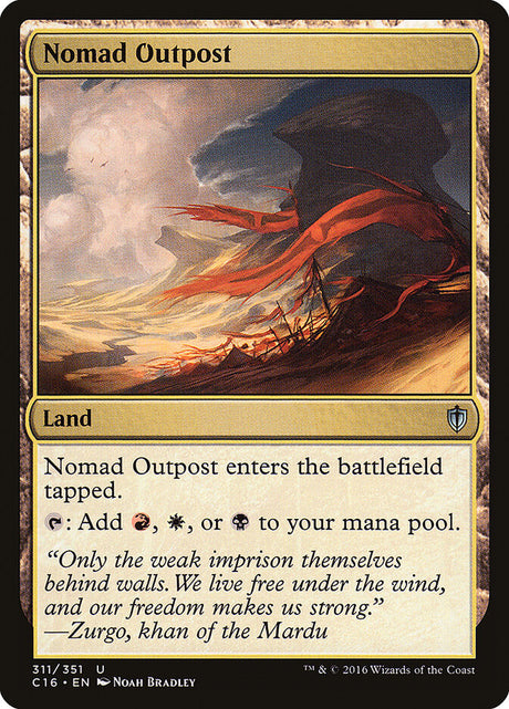 Nomad Outpost (311) - Commander 2016 (C16)