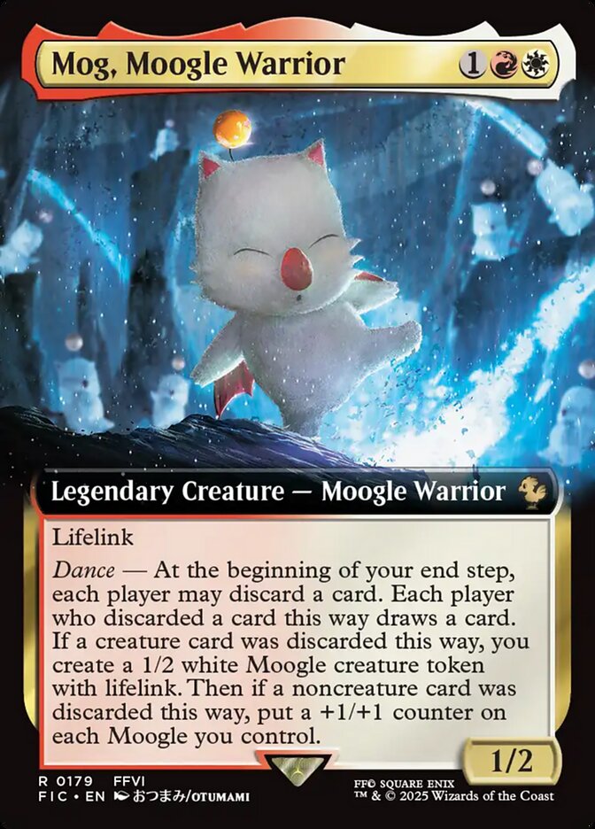 Mog, Moogle Warrior (179) - [Extended Art] Final Fantasy Commander (FIC)