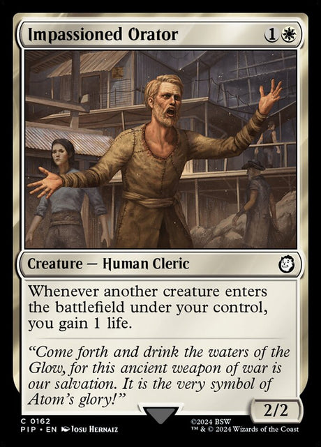 Impassioned Orator (162) - Fallout (PIP)