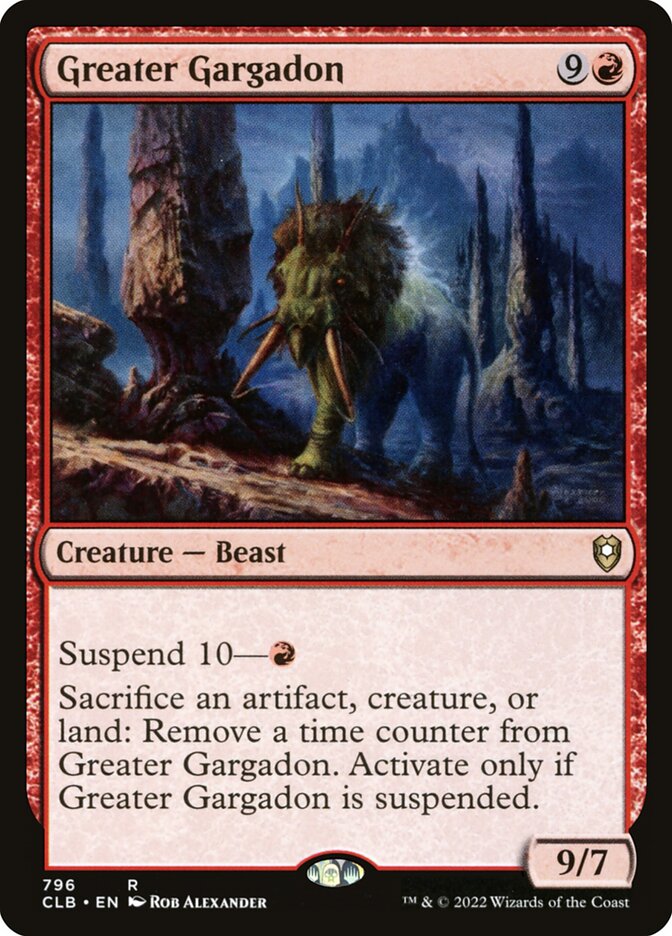 Greater Gargadon (796) - Commander Legends: Battle for Baldur's Gate (CLB)