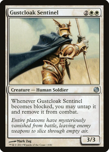 Gustcloak Sentinel (13) - Duel Decks: Heroes vs. Monsters (DDL)