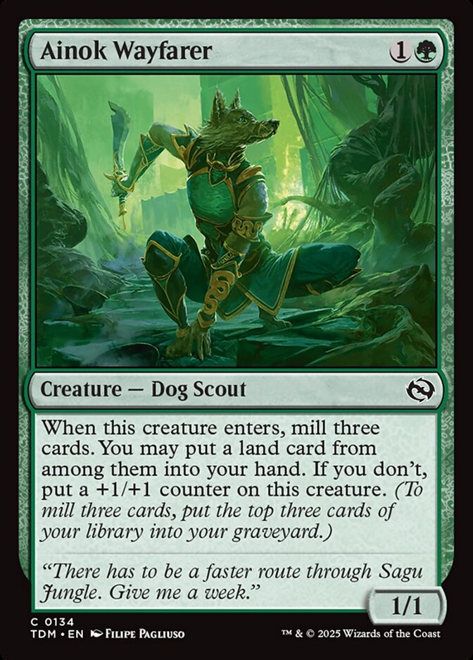 Ainok Wayfarer (134) - [Foil] Tarkir: Dragonstorm (TDM)