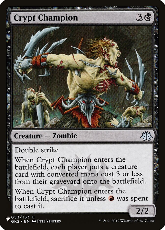 Crypt Champion (GK2-53) - The List (PLST)