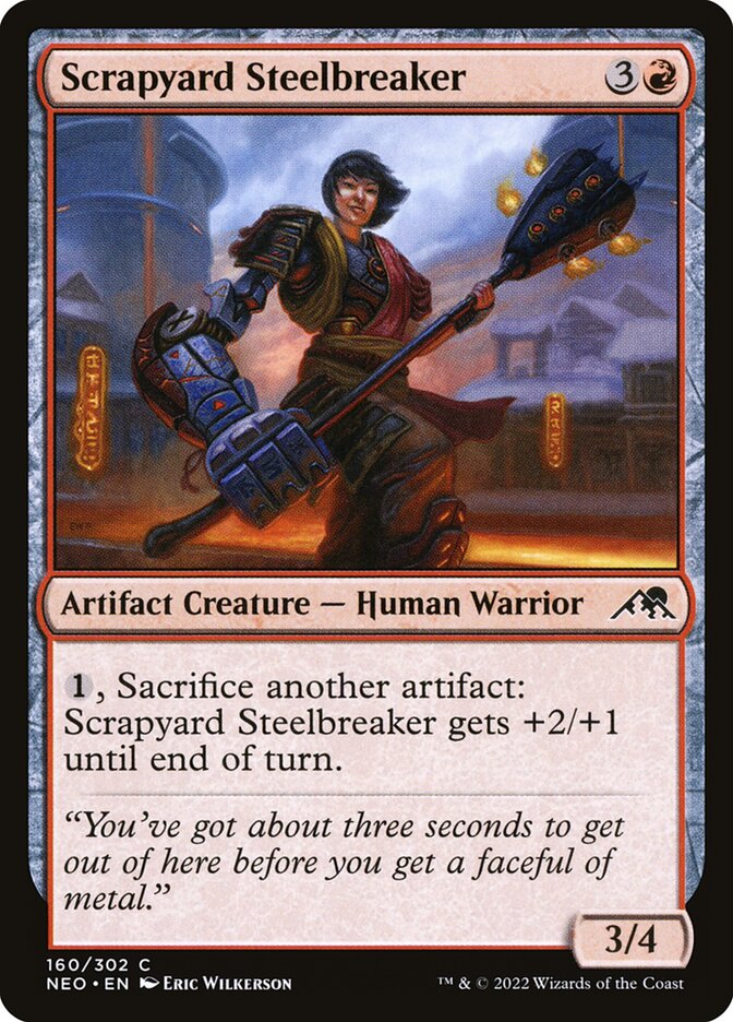 Scrapyard Steelbreaker (160) - Kamigawa: Neon Dynasty (NEO)