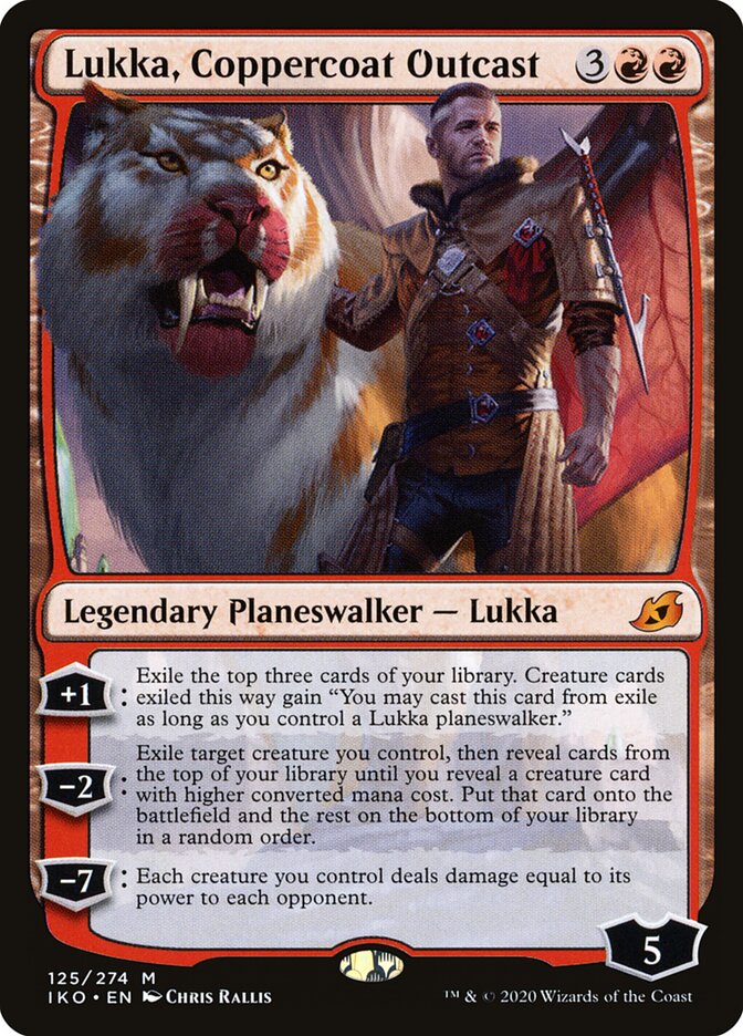Lukka, Coppercoat Outcast (125) - Ikoria: Lair of Behemoths (IKO)