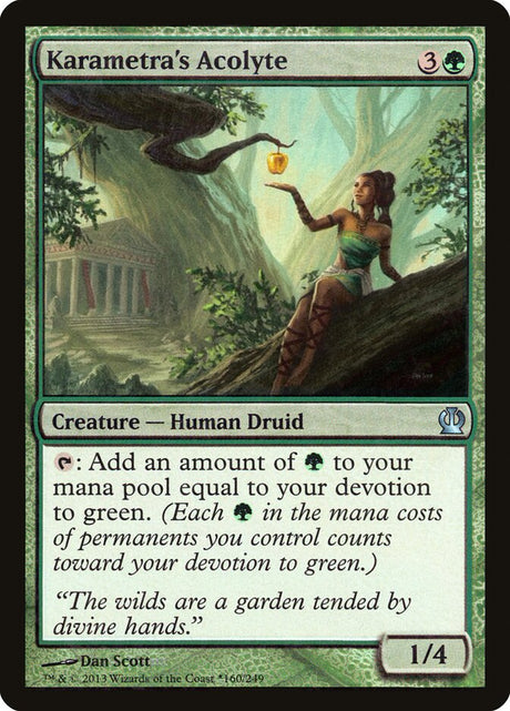 Karametra's Acolyte (160) - Theros Promos (PTHS)