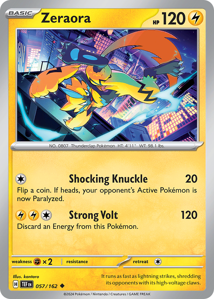 Zeraora (57/162) - Temporal Forces (TEF)