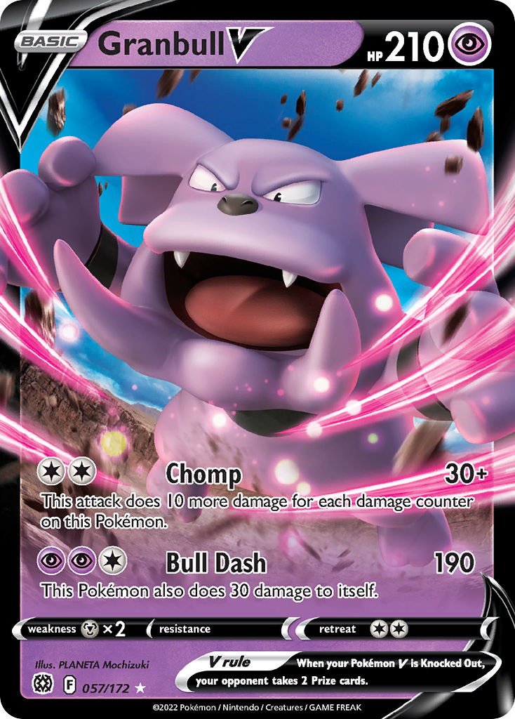 Granbull V (57/172) - [Holo Foil] Brilliant Stars (BRS)