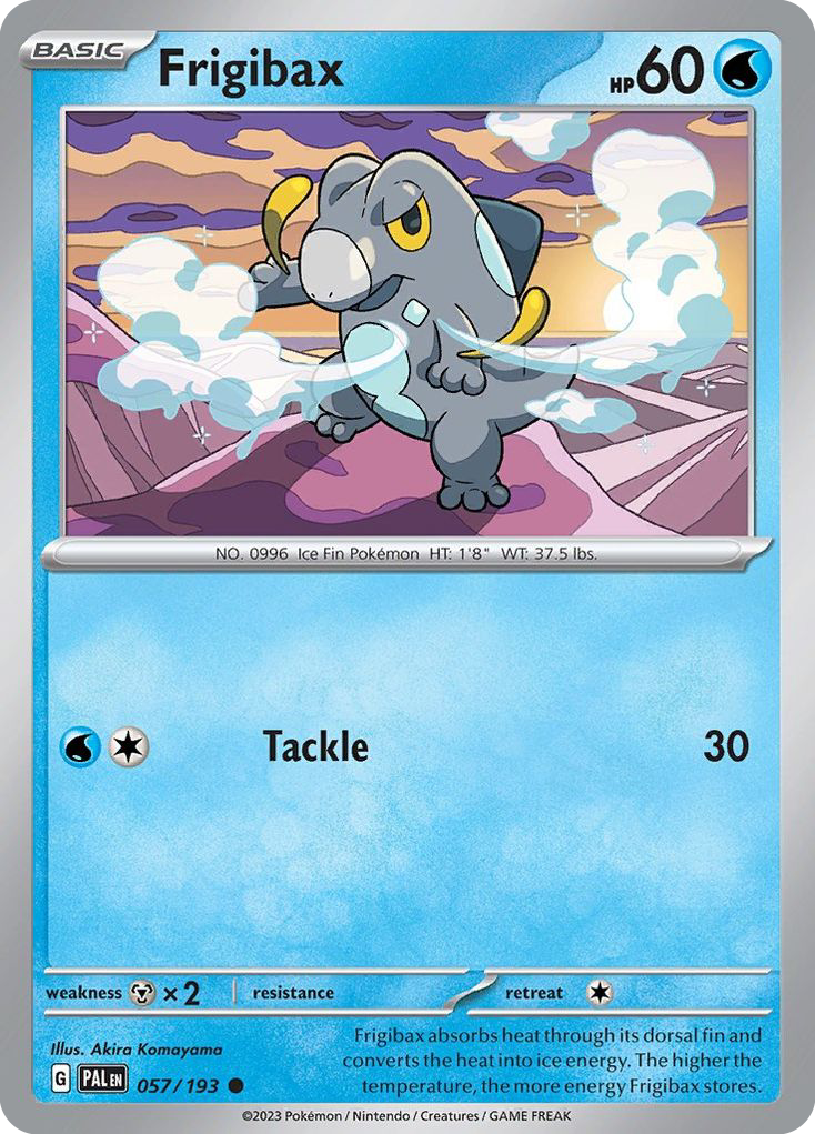 Pokemon Trading Card Game Paldea Evolved Common Frigibax #57