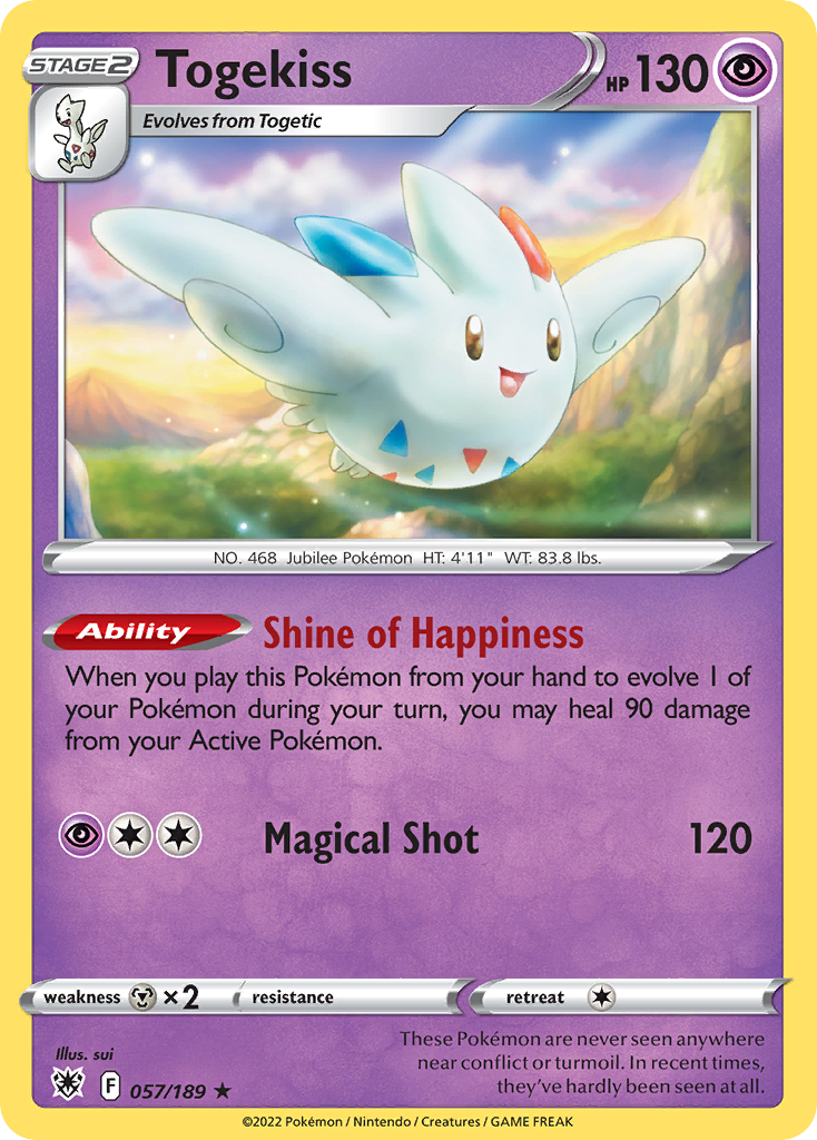 Togekiss (57/189) - [Reverse Holo] Astral Radiance (ASR)