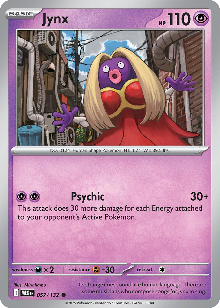 Jynx (57/132) - [Reverse Holo] Mega Evolution (MEG)