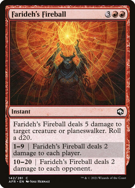 Farideh's Fireball (142) - Adventures in the Forgotten Realms (AFR)