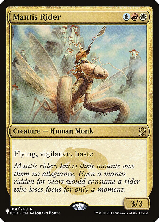 Mantis Rider (KTK-184) - The List (PLST)