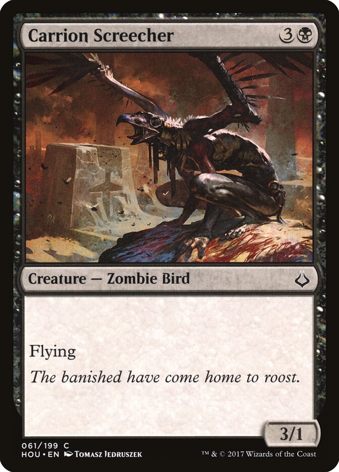 Carrion Screecher (61) - Hour of Devastation (HOU)
