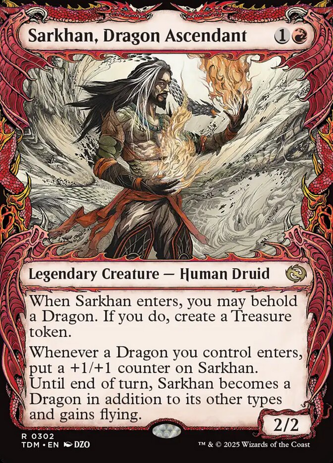 Sarkhan, Dragon Ascendant (302) - Tarkir: Dragonstorm (TDM)
