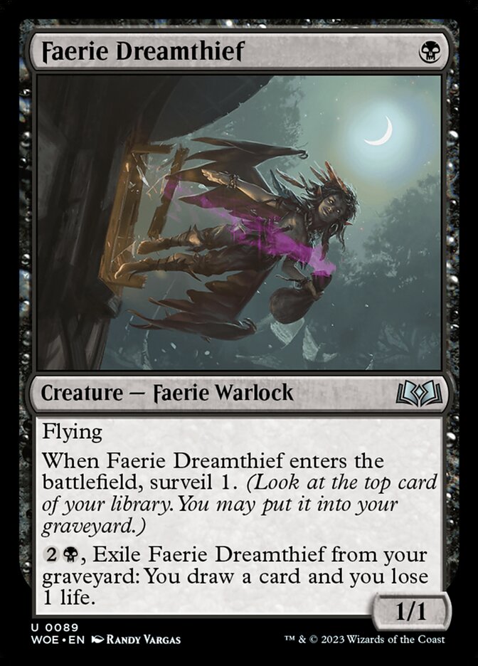 Faerie Dreamthief (89) - Wilds of Eldraine (WOE)