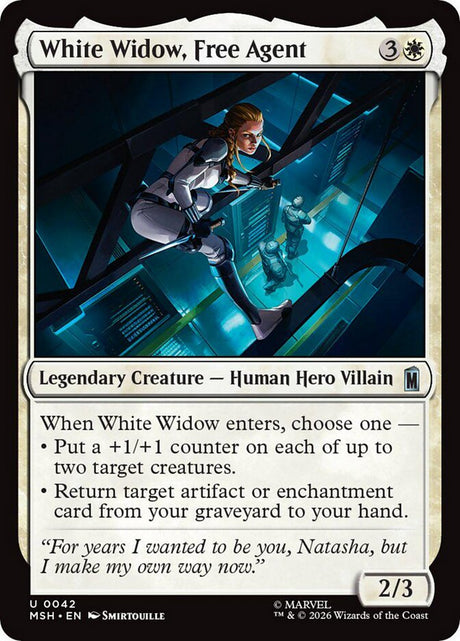 White Widow, Free Agent (42) - Marvel Super Heroes (MSH)