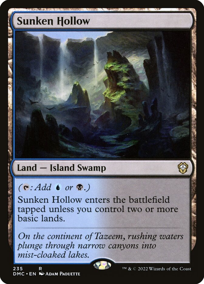 Sunken Hollow (235) - Dominaria United Commander (DMC)