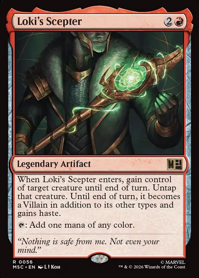Loki's Scepter (56) - Marvel Super Heroes Commander (MSC)