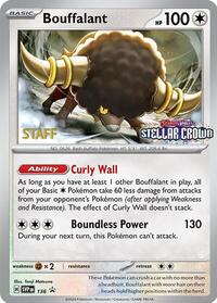 Bouffalant - 136 (Prerelease) (136) - SV: Scarlet & Violet Promo Cards (SVP)