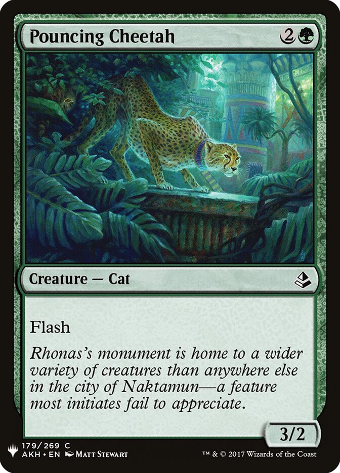 Pouncing Cheetah (AKH-179) - The List (PLST)