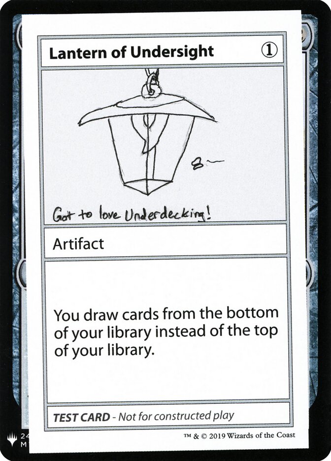 Lantern of Undersight (106) - Mystery Booster Playtest Cards 2019 (CMB1)