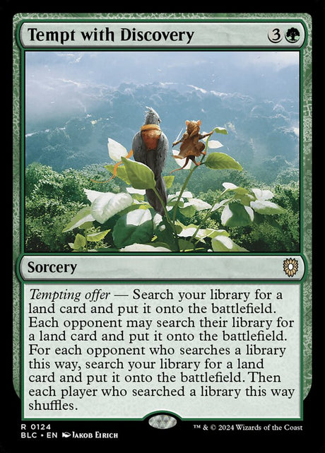 Tempt with Discovery (124) - Bloomburrow Commander (BLC)