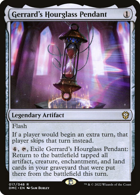 Gerrard's Hourglass Pendant (17) - Dominaria United Commander (DMC)