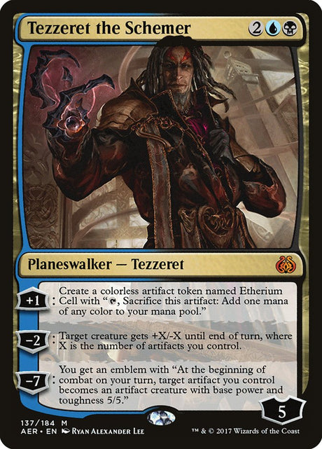 Tezzeret the Schemer (137) - Aether Revolt (AER)